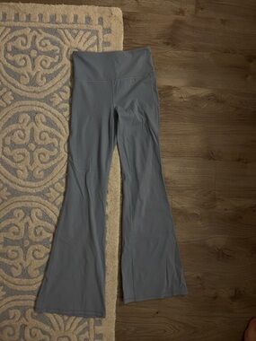 Athleta High-Waist Flare Yoga Pants - Slate Gray blue